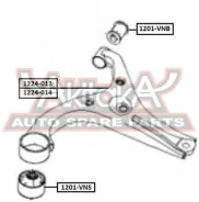 ����� �������� ������ ����� Hyundai Hyundai : Verna 2005- ASVA 1224-014 1224014 ����