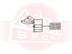����� �������� ������� ������ Hyundai H100 AU Truck 1997- ASVA 1224-045 1224045 ����