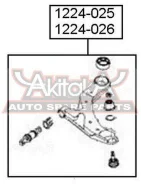 ����� �������� ������ ������ KIA KIA Cerato ASVA 1224-025 1224025 ����