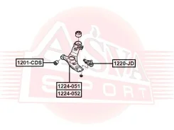 ����� �������� ������ ������ Hyundai Hyundai 2007- ASVA 1224-051 1224051 ����