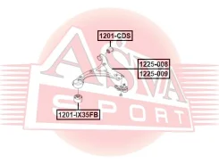 ����� Hyundai Hyundai Sonata 11-14Hyundai Azera 13-14KIA Optima 11-16KIA Cadenza 14-16 ASVA 1225-009 1225009 ����