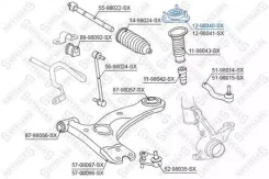 ����� ������������ ��������� Toyota Corolla CDE120/ZZE12# 01-02 Stellox 1298040SX 1298040SX ����