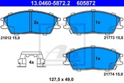������� ��������� �������� Hyundai: Accent II/Accent II �����, 1.3/1.5/1.5 CRDi/1.6, 96-10 ATE 13046058722 13046058722 ����