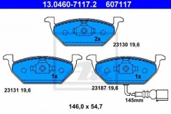 ������� ����. ���/��� VW Bora 1,4-2,0/1,9TDI 10/98-, Golf IV Variant 1,6/1,8/1,9TDI 5/99-, AUDI A3 1,6 8/00-03, Skoda Oc ATE 13046071172 13046071172 �...