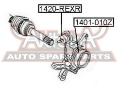 ����������� ������ ����� Ssang YONG Rexton II 2006- ASVA 1401-010Z 1401010Z ����