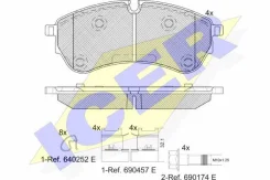������� �������� �������� VW Crafter, Man TGE 2.0TDI 16 142284 Icer 142284 142284 ����