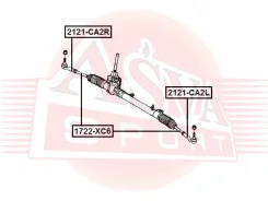 ���� ������� Volvo XC60 2009- ASVA 1722-XC6 1722XC6 ����