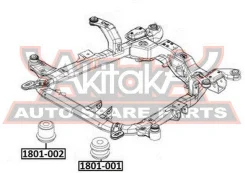 ����������� ���������� OPEL OPEL Astra H 2004-2010OPEL Astra G 1998-2005OPEL Zafira A 1999-2005OPEL Zafira B 2005- ASVA 1801-002 1801002 ����