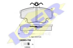 ������� ��������� �������� ������, Dacia: Logan 04-, Logan MCV 07-, Sandero 08-, Peugeot: 205 I 86-87, 205 I 87-94, 205 II 87-98, 309 I 85-89, 309 II...