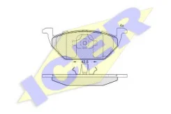 ������� �������� �������� Audi A3 1.6-1.9TD 96-03, Skoda Octavia 1.4/1.6 96-00 181184 Icer 181184 181184 ����