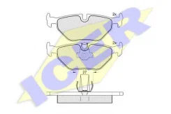 ������� ��������� �������� ����, BMW: 5 95-03, 5 Touring 97-04 Icer 181141 181141 ����