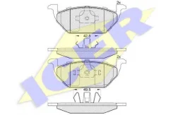 ������� �������� �������� VW Golf 1.4/1.9SD 97-99, Skoda Octavia 1.4-1.9SD 96-00 181338 Icer 181338 181338 ����