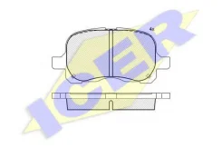 ������� ��������� �������� ������, Toyota: Corolla, 1.3/1.4/1.4 16V/1.6/1.6 16V/1.8, 95-02 Icer 181408 181408 ����