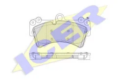 ������� ��������� �������� ������, AUDI: Q7 06-, Porsche: Cayenne 02-, VW: Touareg 02- Icer 181595 181595 ����