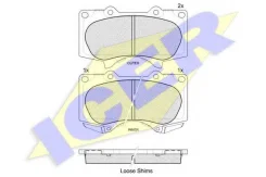 ������� �������� �������� Toyota Land Cruiser J12 4.0i/3.0D 03 181665 Icer 181665 181665 ����
