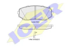 ������� ��������� �������� ������, Mazda: CX-7 06-12, CX-9 06- Icer 181962 181962 ����