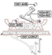 ����� ������ ������ OPEL Astra H ASVA 1824-001 1824001 ����