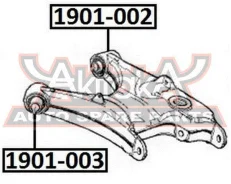 ����������� ������� ������� ������ BMW X5 E53 1999-20056-Series E63/E64 2003-20105-Series E60/E61 2002-2010 ASVA 1901-003 1901003 ����