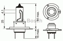 ����� Longlife Daytime PLUS 10 H7 12V 55W ������������� Bosch 1987302078 1987302078 ����