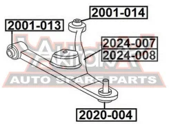 ����������� ��������� ������ �������� Chrysler Chrysler NEON II 99-Dodge NEON II 99- ASVA 2001-013 2001013 ����