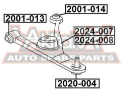 ����� ������� Chrysler Chrysler NEON II 99-Dodge NEON II 99- ASVA 2020-004 2020004 ����