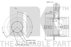 ���� ���������, ������ Chevrolet Lacetti / Daewoo Nubira NK 205011 205011 ����