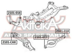 ����������� ������� ����������� ������ FORD Mondeo CA2 2007- ASVA 2101-CAX 2101CAX ����