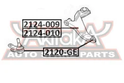 ����� ������� FORD FORD Mondeo GE BY4/B5Y 2000-2007 ASVA 2120-GE 2120GE ����