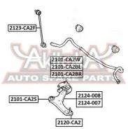 ����� �������� ������ ������ FORD Mondeo CA2 2007- ASVA 2124007 2124007 ����