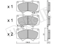 ������� �������� �������� Toyota Land Cruiser J12 4.0i/3.0D 03 Metelli 2204540 2204540 ����