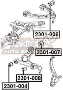 ����������� ��������� �������� ������ AUDI Q7 4LB 2006- ASVA 2301-006 2301006 ����