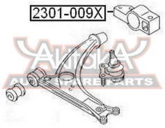 ����������� ��������� ������ ������ ��� ���������� Volkswagen Passat 3C2 2005- ASVA 2301-009X 2301009X ����