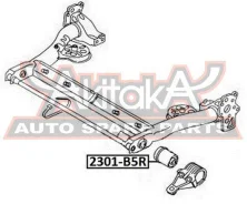 ����������� ������ ����� Volkswagen A6 4B/C5 1997-2005 ASVA 2301-B5R 2301B5R ����