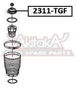 ����� ��������� ������������ Volkswagen Touareg 2003-2010 ASVA 2311-TGF 2311TGF ����