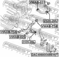 ����� ������� ��������� �������� ������ Volkswagen Amarok 2010- BR Febest 23202HU 23202HU ����