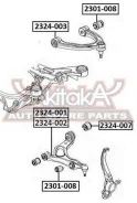 ����� �������� ������ ����� Volkswagen Volkswagen Touareg 2003- ASVA 2324-002 2324002 ����