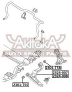 ����� �������� ������ ����� Volkswagen Volkswagen Multivan T503-Volkswagen Transporter T5 03- ASVA 2324-008 2324008 ����