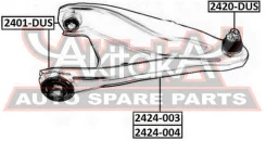 ����� �������� ������ Renault Renault Duster 10-Dacia Duster 10- ASVA 2424-003 2424003 ����