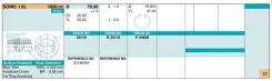 �������� ������� 1.6l lde/a16xer d79+1.00 1,2-1,2-2 Chevrolet 1.6L, LDE, A16XER, B16XER, Z16XER, Astra, Mokka Teikin 30119100 30119100 ����