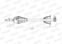 ���� ������� 21/25 Renault�19�1.6� Inko 323107 323107 ����