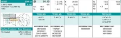 �������� ������� 4d56t d91,1+1.00 2,5hk-2hk-4 Mitsubishi 4D56T, 4D55T, D4BX, D4BF, D4BB, D4BA Teikin 43173100 43173100 ����