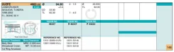 �������� ������� 2uz-fe d94+1.00 1,5-1,5-4 Toyota 2UZFE 98- Teikin 46337100 46337100 ����