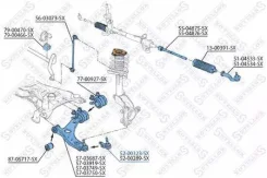 ����� ������� Ford Focus 04/Focus C-Max 03, Volvo S40/V50 04 Stellox 5200323SX 5200323SX ����