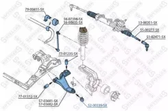 ����� ������� �������� Ford Mondeo all 00, Jagua X-Type 2.0/2.5/3.0/2.2D 03 Stellox 5200339SX 5200339SX ����