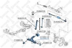����� �������� ������ � ����� Chevrolet Cruze 1.6 83Kw/Cruze 1.8 10 Stellox 5703962SX 5703962SX ����