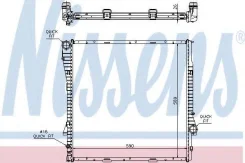 �������� 590x595 BMW X5 E53 3.0/4.4/D 05/00- Nissens 60788A 60788A ����
