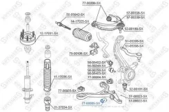����������� ������ ���. Honda Accord 2.0-2.4/2.2CTDi 03 Stellox 7700005SX 7700005SX ����