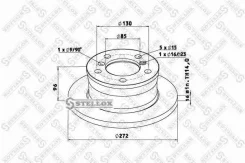 ���� ��������� 272x97x16x85 n5+n1d17 Omn MB Sprinter Stellox 8500763SX 8500763SX ����