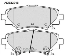 ������� ��������� �������� ��� Mazda 3 BM, BN, 09/13 - 3 ����� BM_, BN_, 09/13 - 3 ������/������� BM, 04/15 - 05/16 Alliednippon ADB32248 ADB32248 ���...