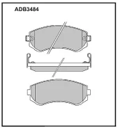 ������� ��������� �������� �����/��� Nissan Primera 2.0D 91-96/Prairie 2.0 89 Alliednippon ADB3484 ADB3484 ����